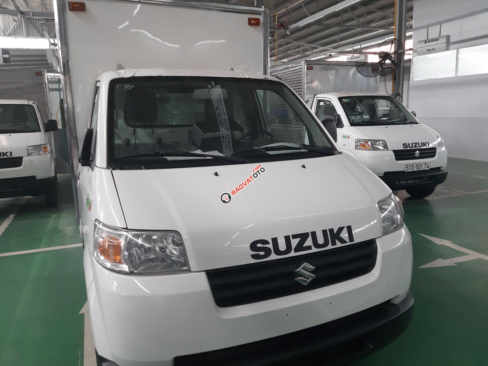 Bán xe tải Suzuki thùng kín, gắn máy lạnh-2