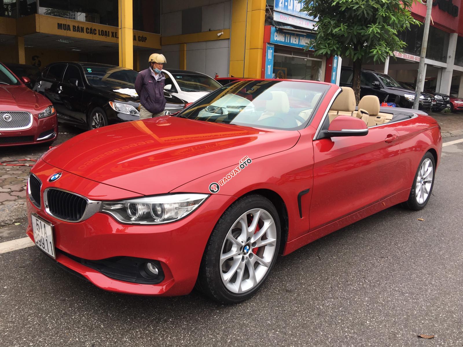 Bán ô tô BMW 428i Convertible - độ Full M4 model 2015, màu đỏ, xe nhập-4