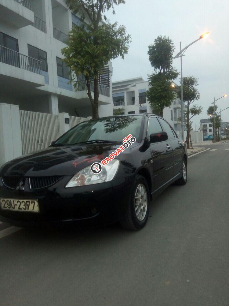 Bán Mitsubishi Lancer 1.6AT năm sản xuất 2003, màu đen, nhập khẩu-0