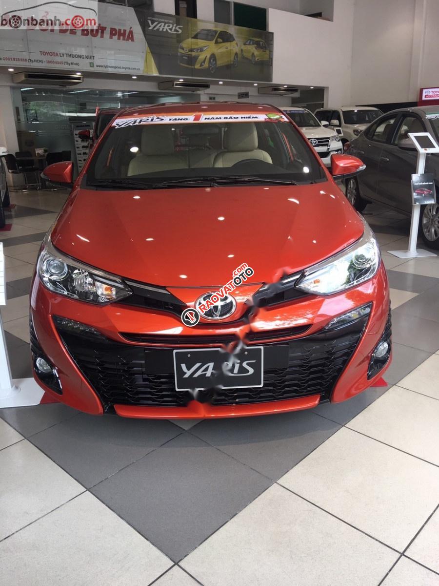 Cần bán Toyota Yaris 1.5G đời 2019, màu đỏ, nhập khẩu nguyên chiếc, giá 625tr-0