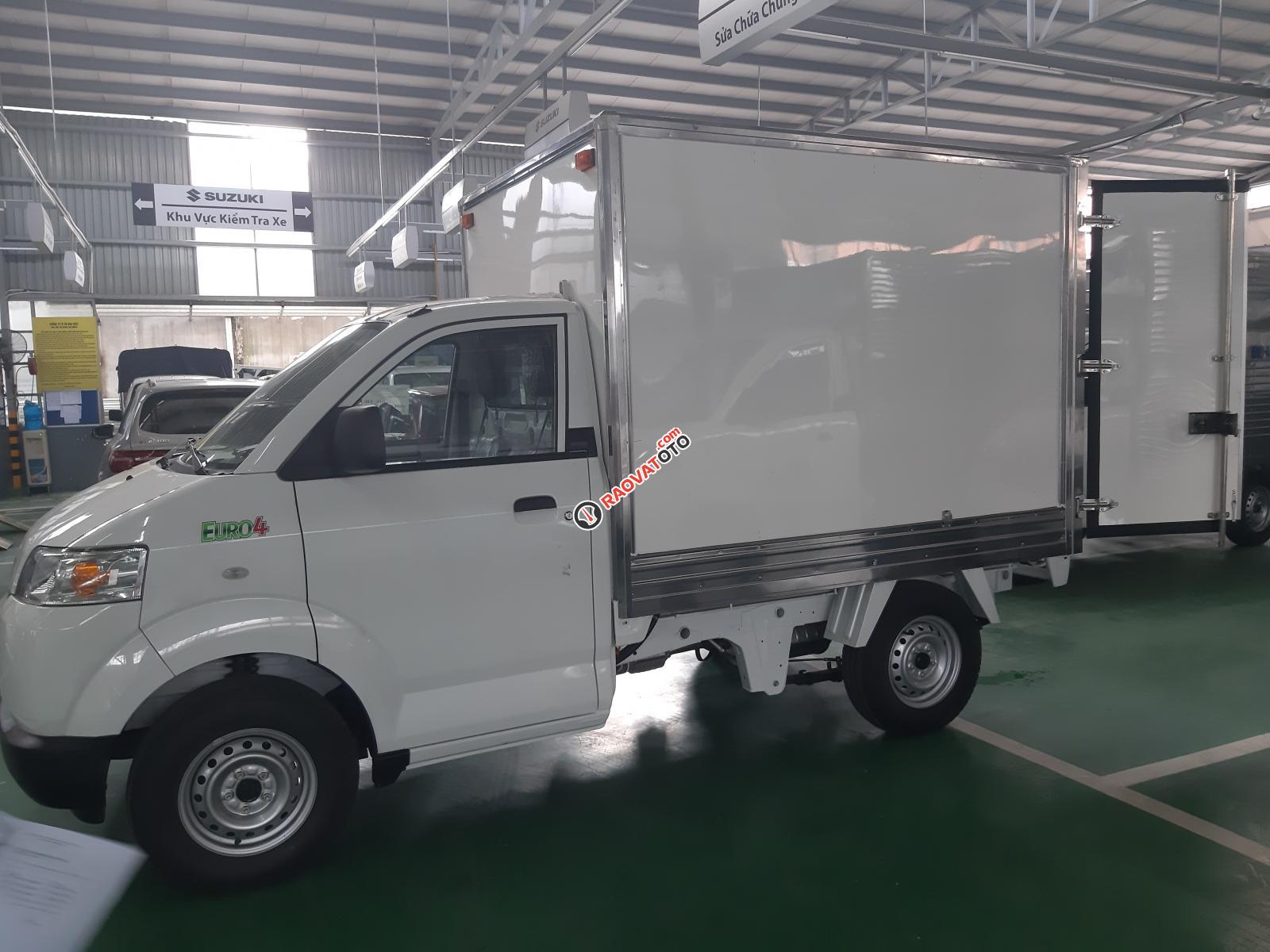 Bán xe tải Suzuki thùng kín, gắn máy lạnh-1