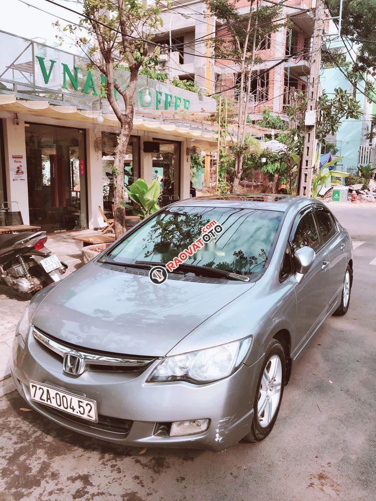 Chính chủ bán ô tô Honda Civic đời 2008, màu bạc, 300 triệu-1