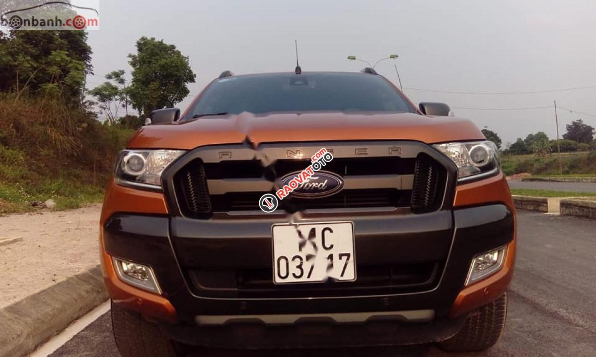 Cần bán lại xe Ford Ranger Wildtrak 2.2L 4x2 AT đời 2017, màu nâu, nhập khẩu chính chủ-0