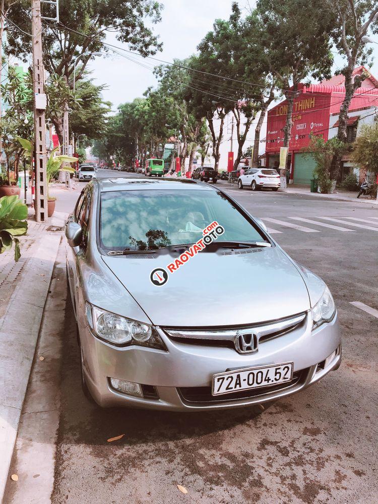 Chính chủ bán ô tô Honda Civic đời 2008, màu bạc, 300 triệu-0