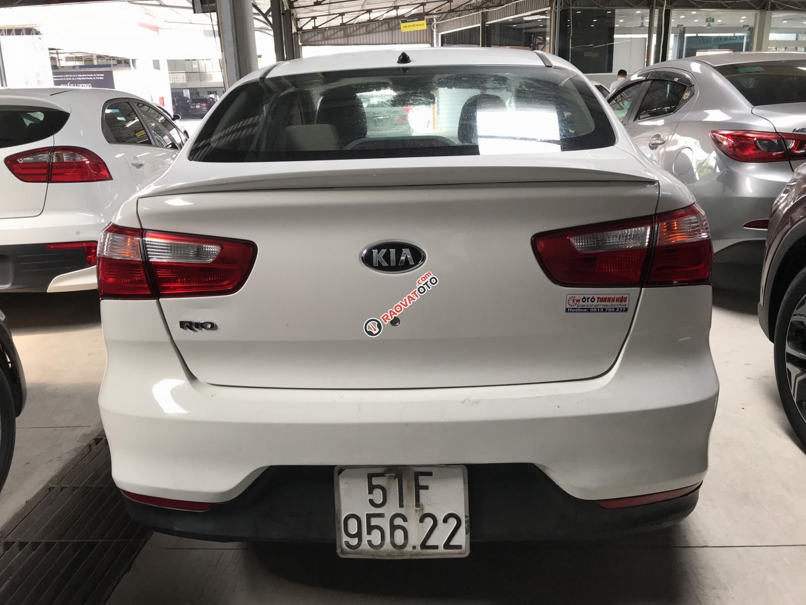 Bán Kia Rio sedan 1.4MT màu trắng, số sàn nhập Hàn Quốc 2016, biển Sài Gòn 1 chủ-5