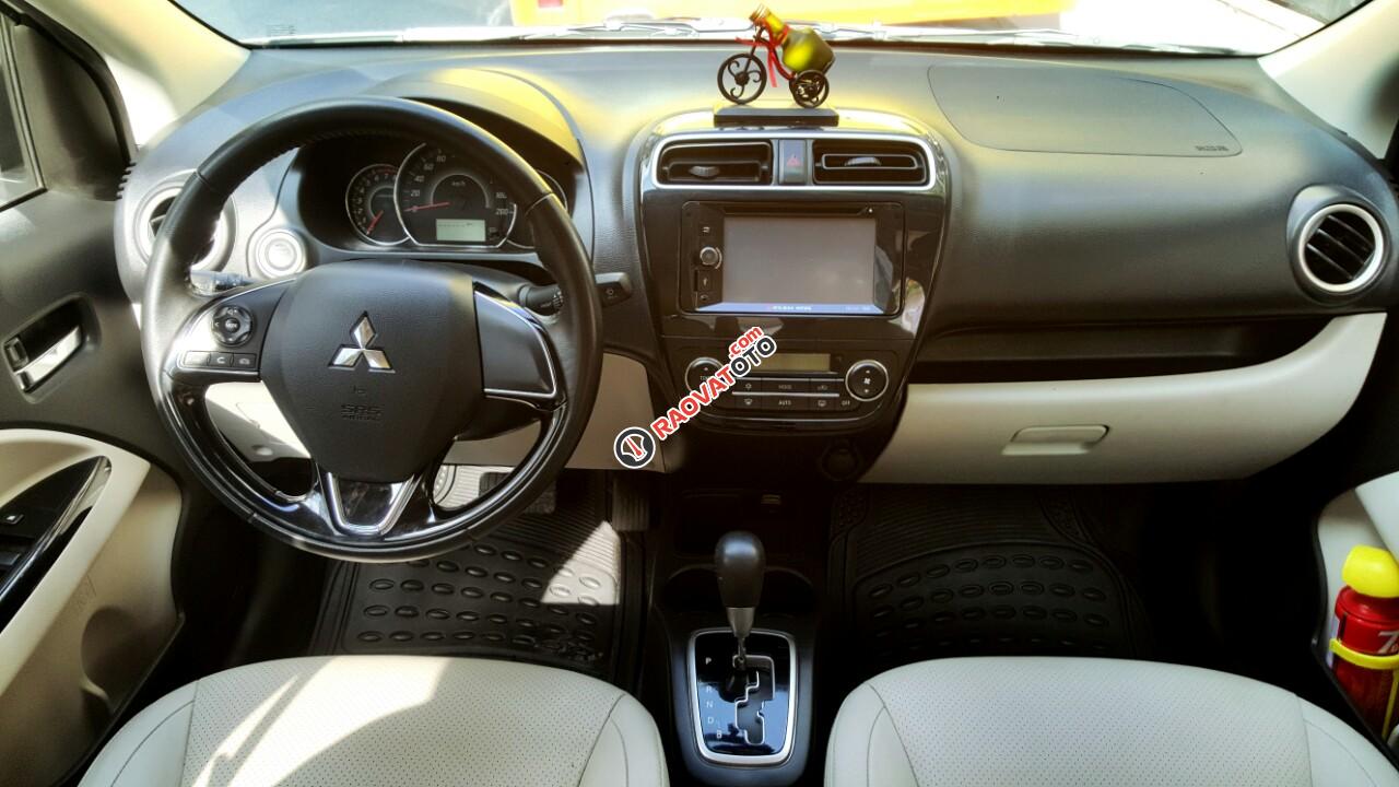 Cần bán Mitsubishi Attrage CVT năm 2017, màu trắng, liên hệ 0913992465 Tuấn-3