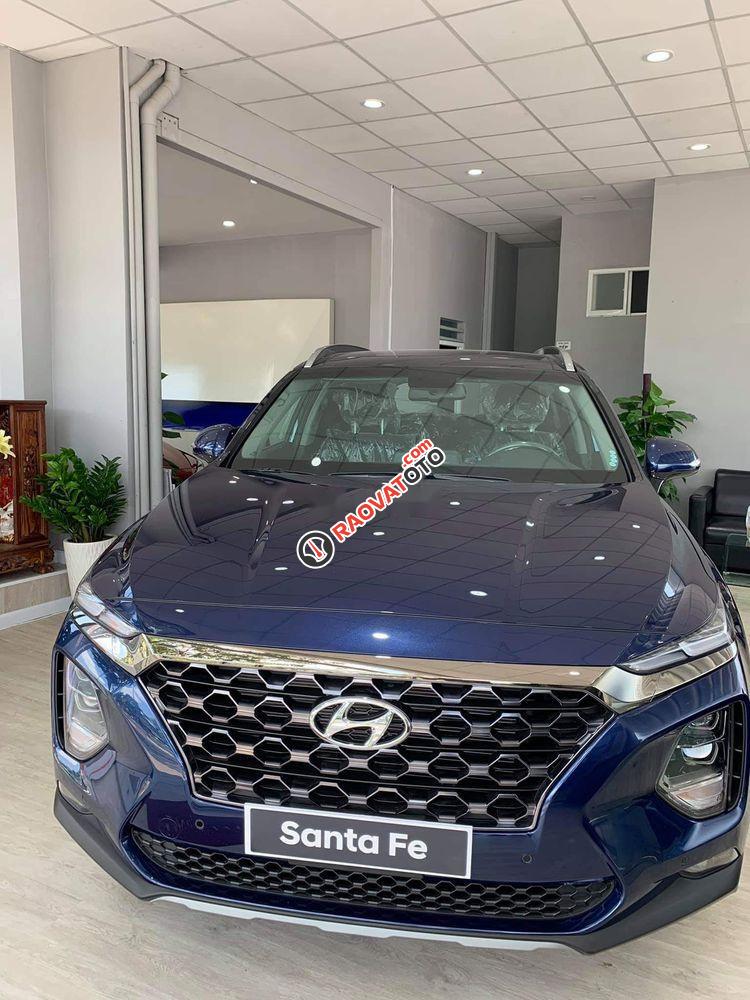 Bán xe Hyundai Santa Fe đời 2019, màu xanh lam-5