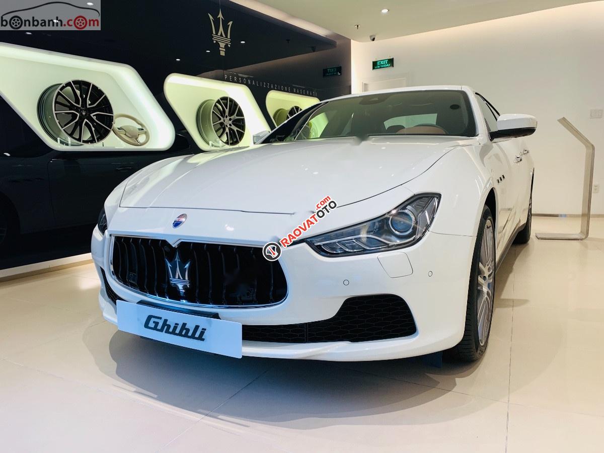 Cần bán lại xe Maserati Ghibli 3.0 V6 năm 2016, màu trắng, nhập khẩu-0