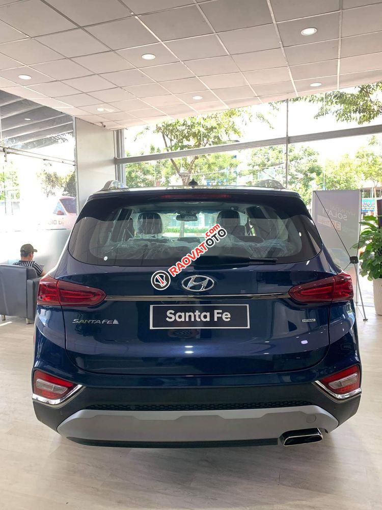 Bán xe Hyundai Santa Fe đời 2019, màu xanh lam-3