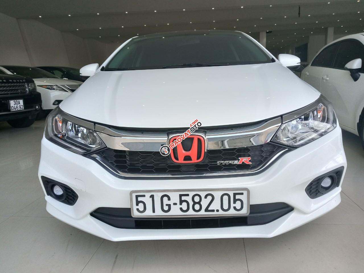 Bán Honda City 1.5CVT sản xuất 2018, màu trắng biển Tp HCM, giá 540 triệu-0