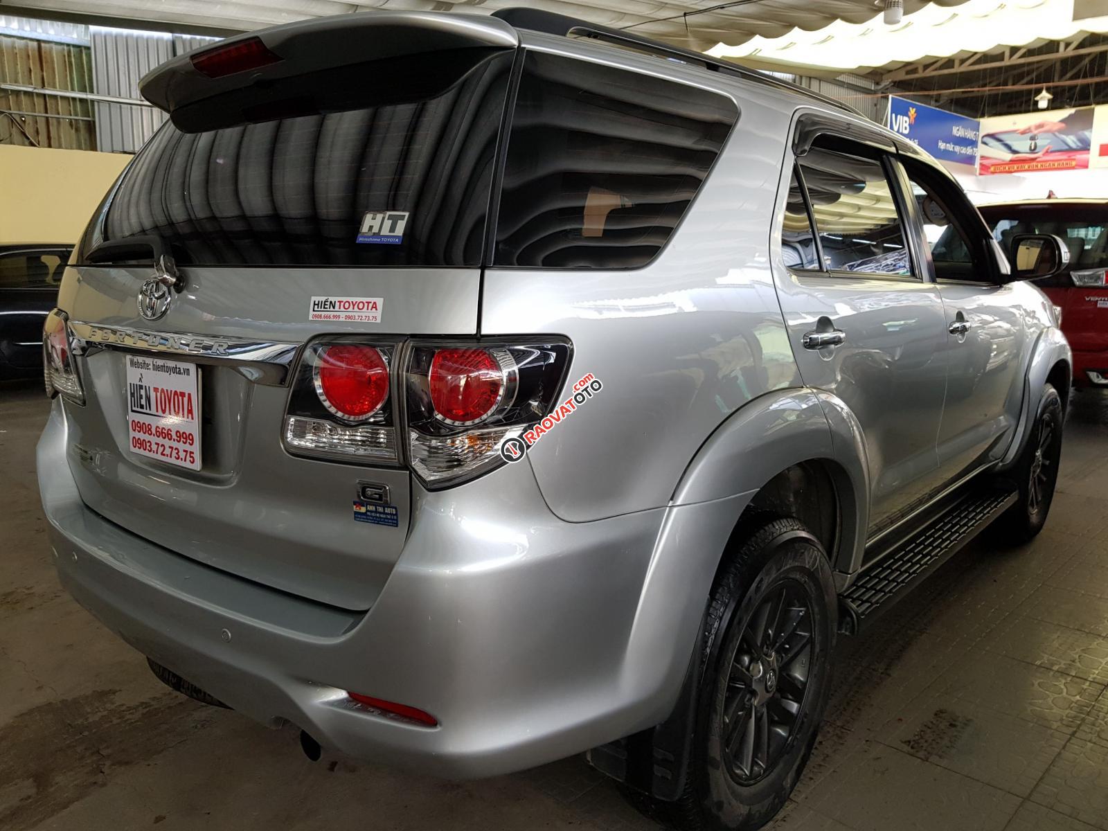 Bán ô tô Toyota Fortuner 2.4G máy dầu 2015, màu bạc, giá chỉ 820 triệu-5