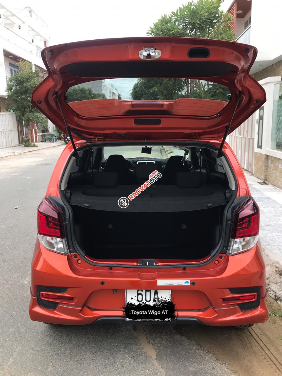 Cần bán xe Toyota Wigo Full đời 2018, màu cam, nhập khẩu nguyên chiếc-6