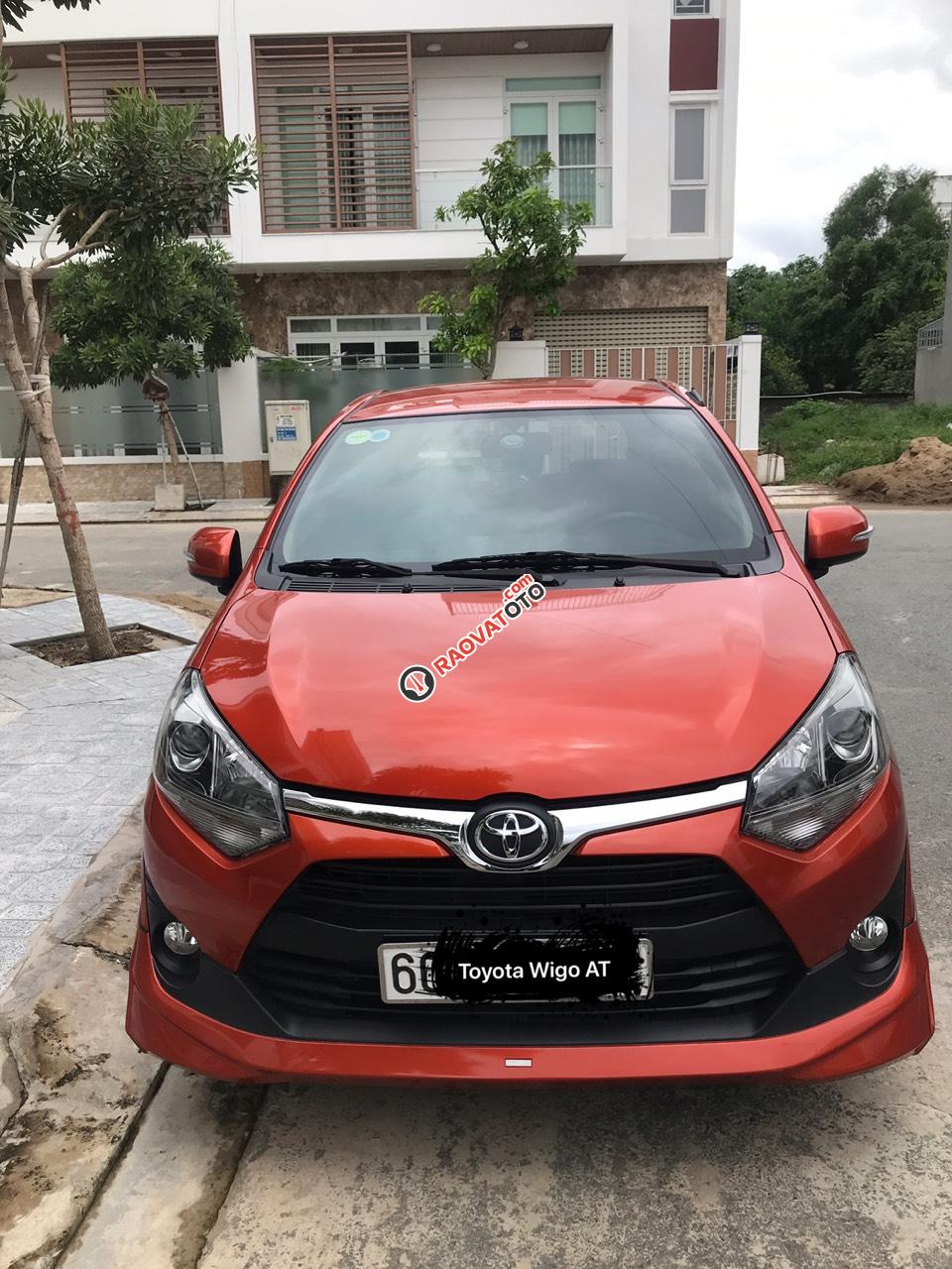 Cần bán xe Toyota Wigo Full đời 2018, màu cam, nhập khẩu nguyên chiếc-0