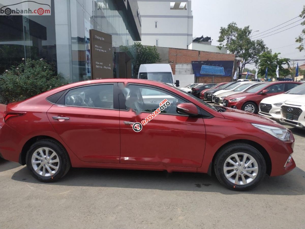Bán Hyundai Accent 1.4 MT đời 2019, màu đỏ-1