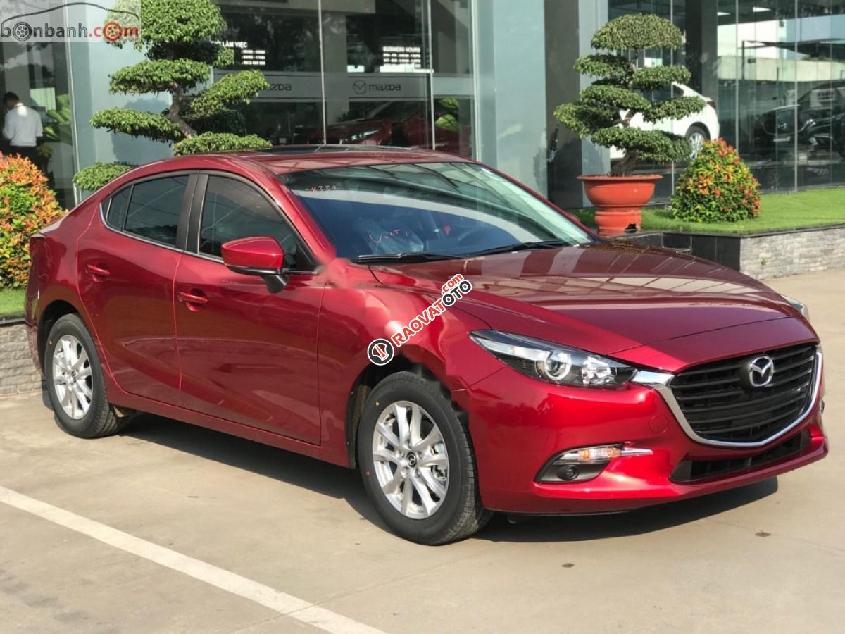 Bán Mazda 3 1.5 AT đời 2019, màu đỏ, 649 triệu-0