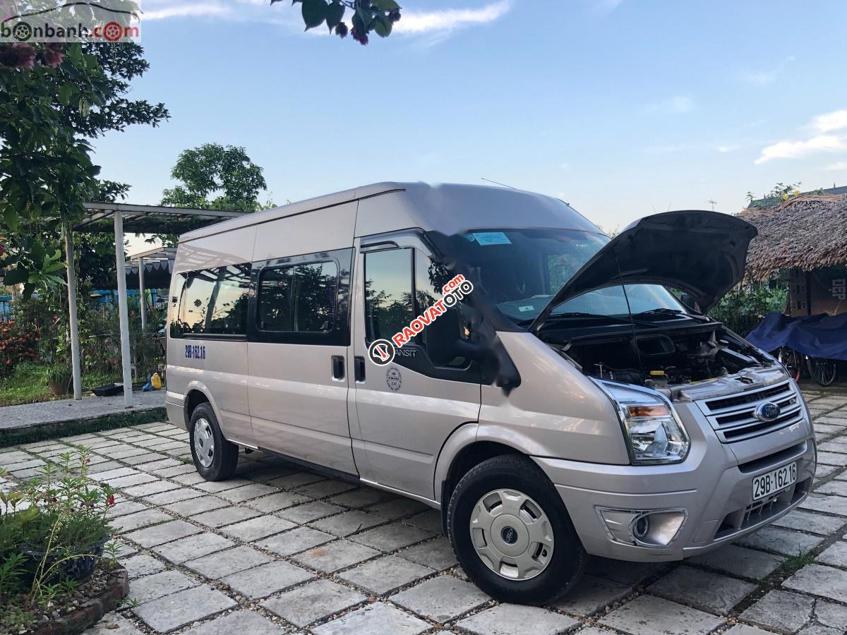 Bán xe Ford Transit Mid đời 2017, màu bạc-0