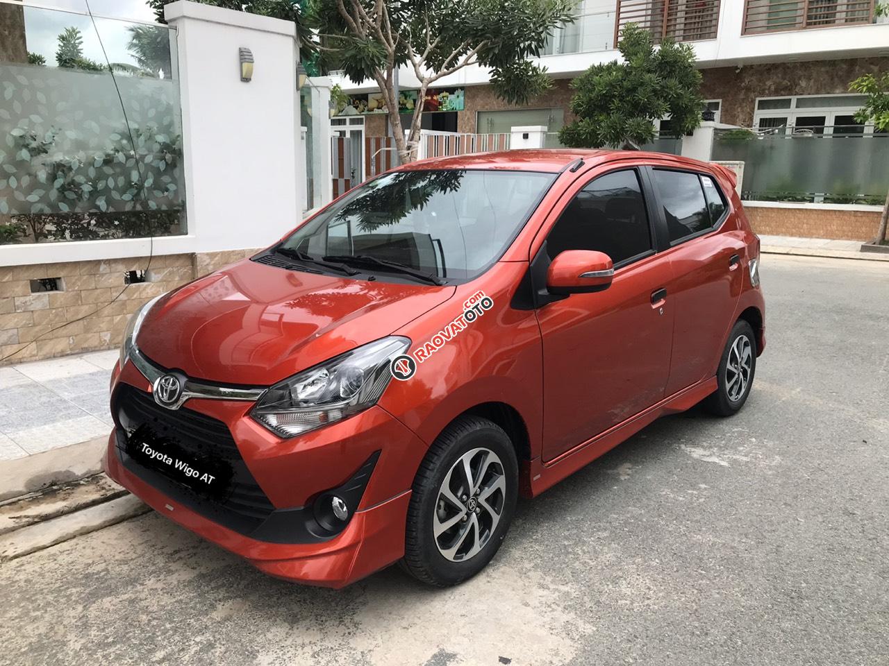 Cần bán xe Toyota Wigo Full đời 2018, màu cam, nhập khẩu nguyên chiếc-5