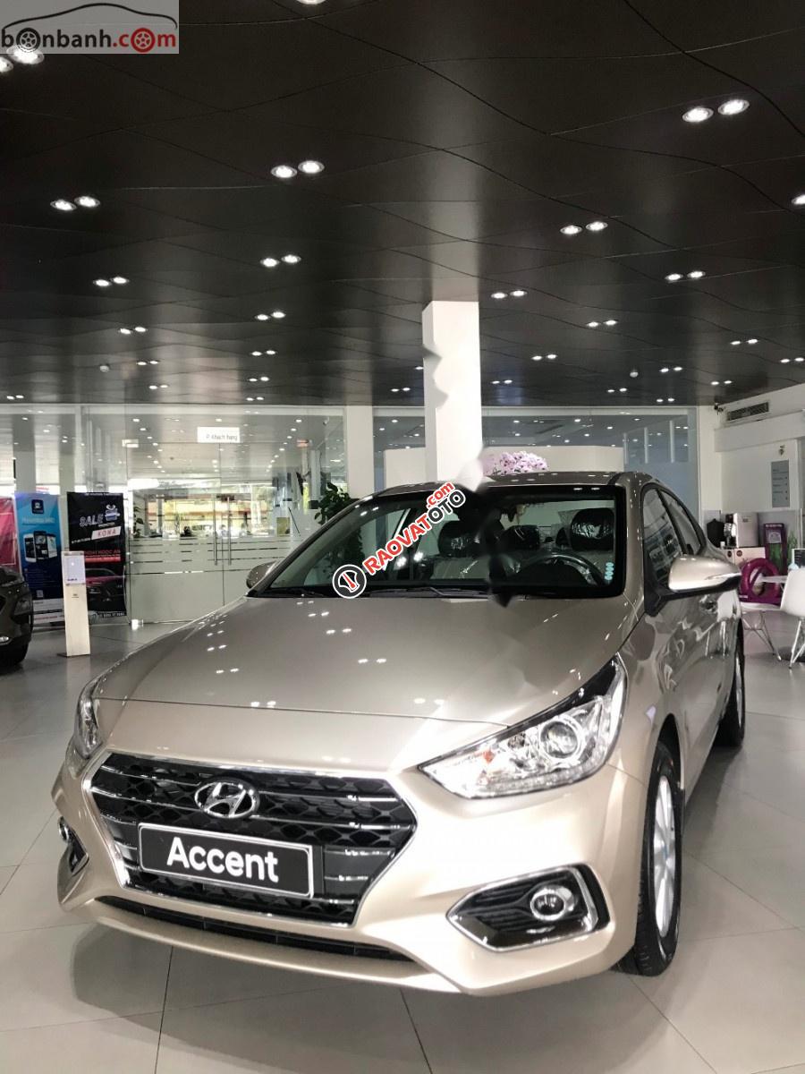 Bán xe Hyundai Accent 1.4 MT năm sản xuất 2019, màu bạc, 475tr-0