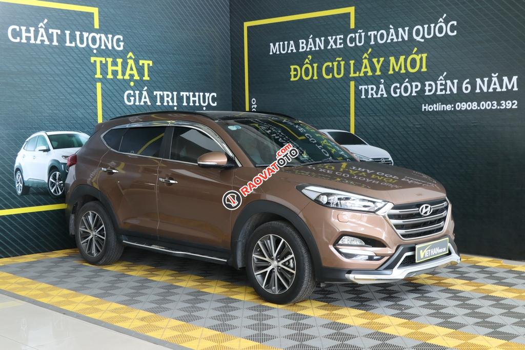 Bán ô tô Hyundai Tucson 2.0AT 2WD sản xuất 2015, màu nâu, xe nhập giá cạnh tranh-3