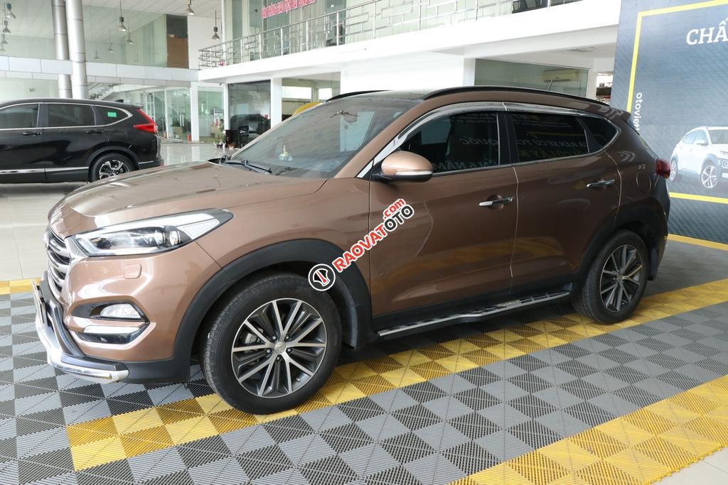 Bán ô tô Hyundai Tucson 2.0AT 2WD sản xuất 2015, màu nâu, xe nhập giá cạnh tranh-0