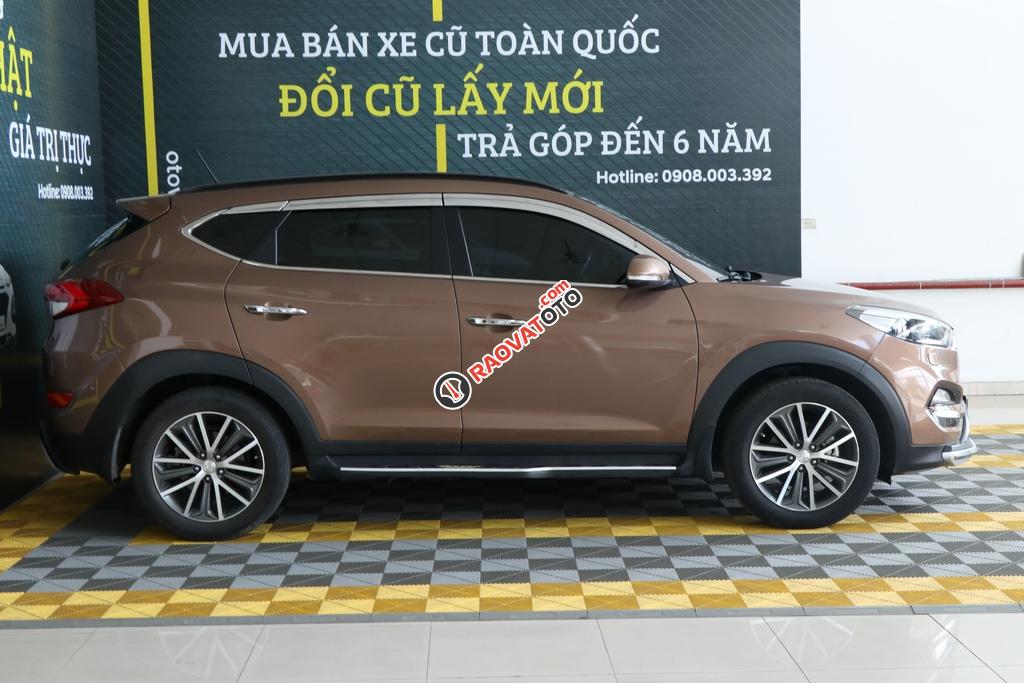 Bán ô tô Hyundai Tucson 2.0AT 2WD sản xuất 2015, màu nâu, xe nhập giá cạnh tranh-4