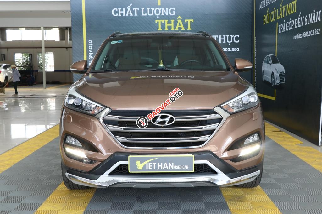 Bán ô tô Hyundai Tucson 2.0AT 2WD sản xuất 2015, màu nâu, xe nhập giá cạnh tranh-1