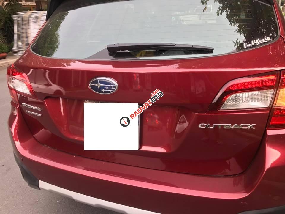 Subaru 2.5 Outback màu đỏ sản xuất 2015, nhập Nhật, biển Hà Nội-7