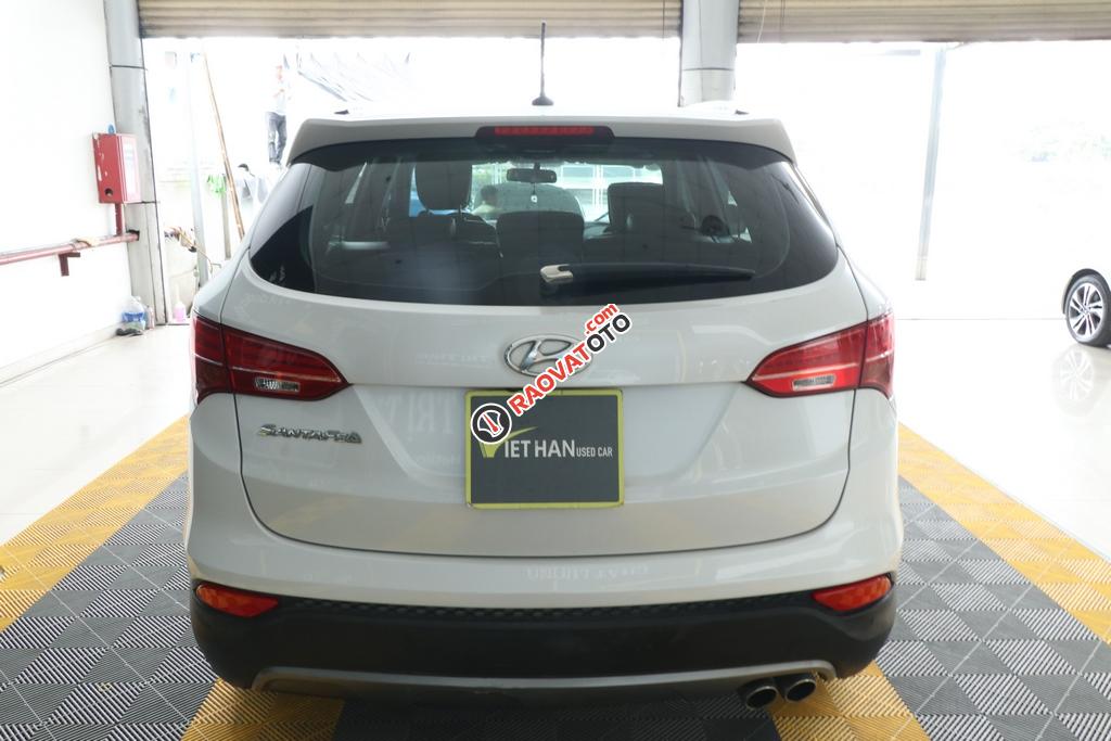 Bán ô tô Hyundai Santa Fe 2.4AT 2WD 7 chỗ đời 2015, màu trắng-10