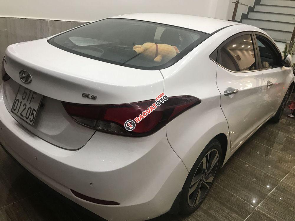 Bán ô tô Hyundai Elantra GLS năm sản xuất 2014, màu trắng, xe nhập -1