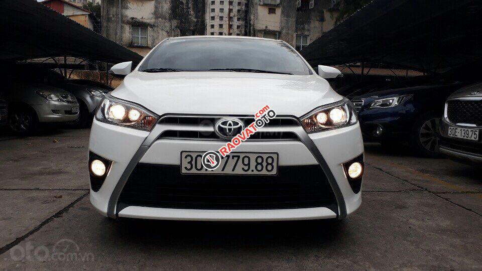 Cần bán Toyota Yaris G sản xuất 2015, màu trắng, nhập khẩu nguyên chiếc-3
