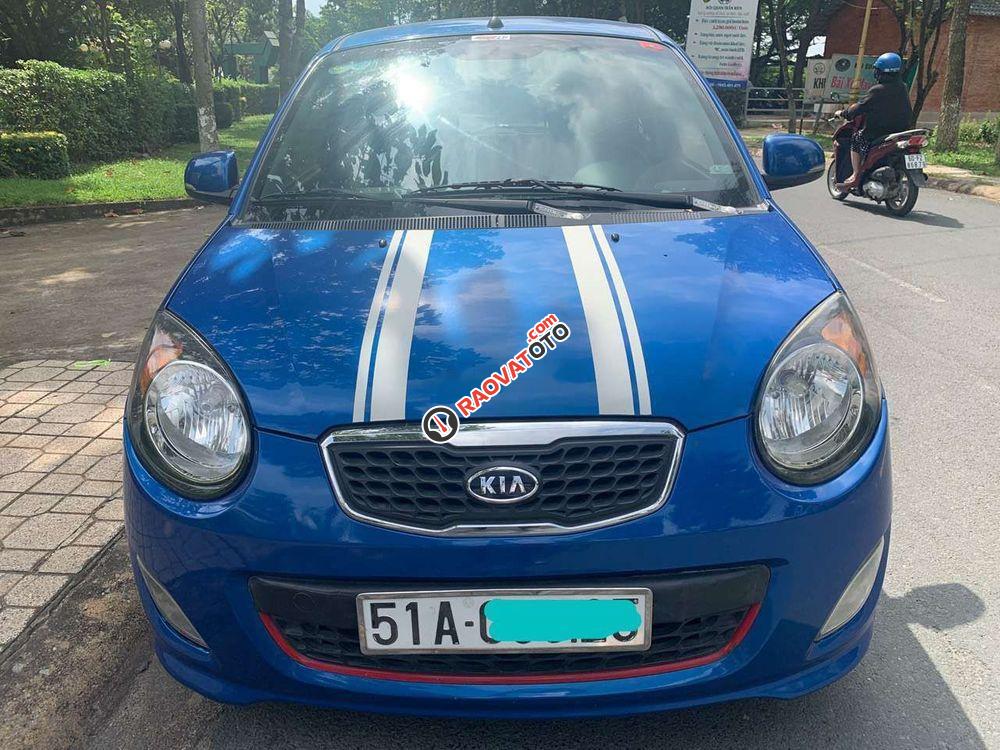 Bán Kia Morning SLX đời 2011, màu xanh lam, nhập khẩu số tự động-0