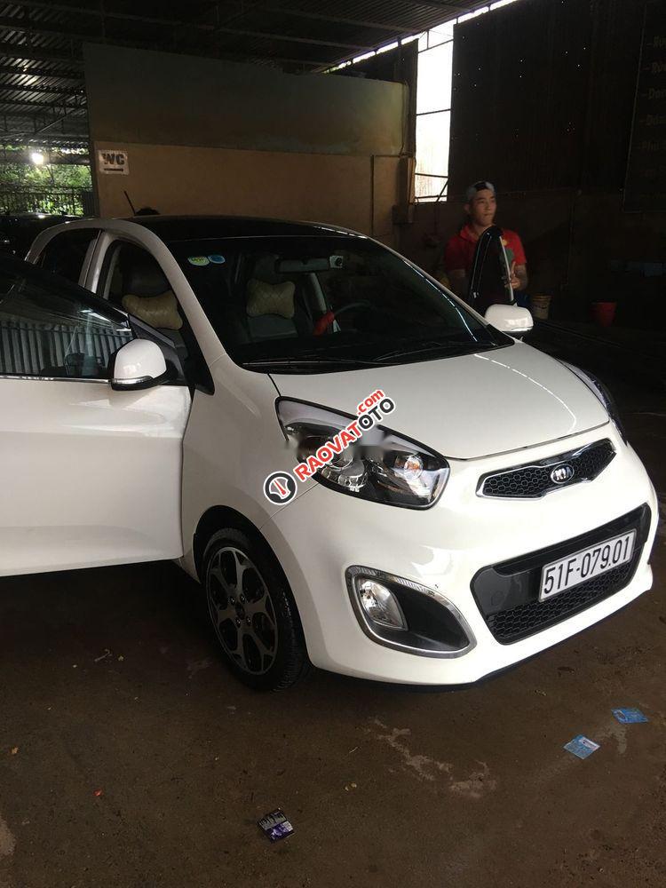 Bán Kia Morning S AT đời 2015, màu trắng-1