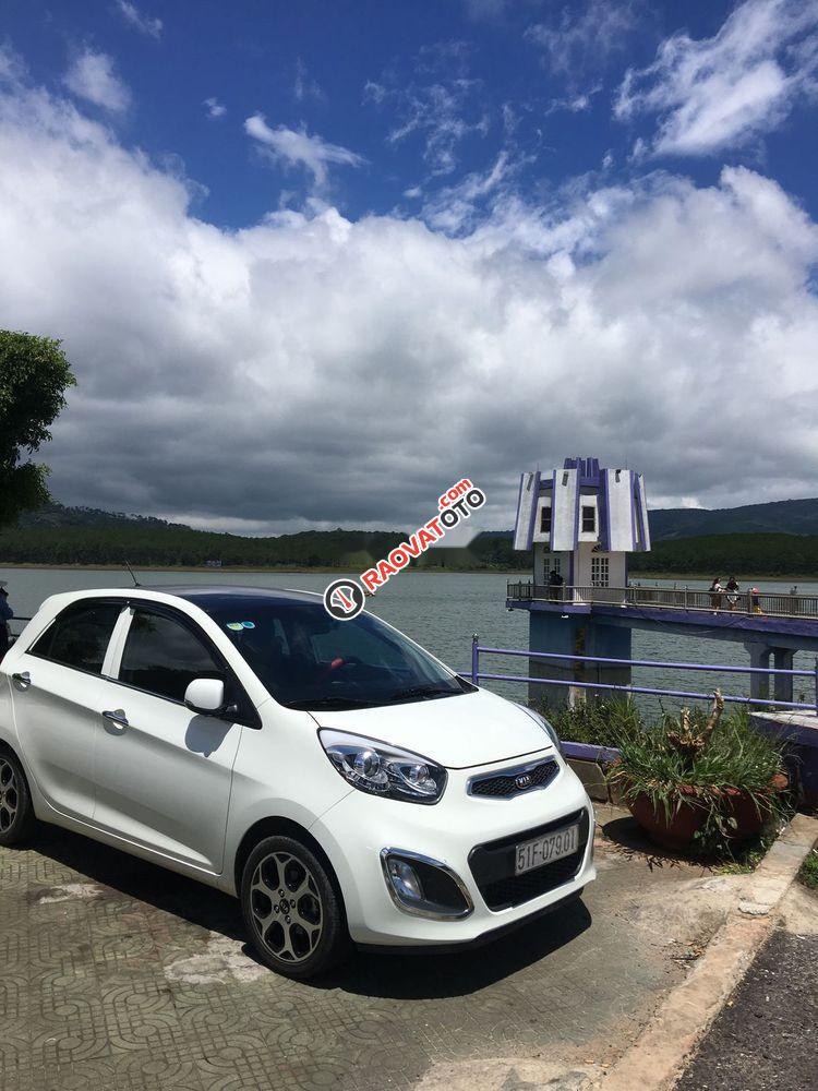 Bán Kia Morning S AT đời 2015, màu trắng-2