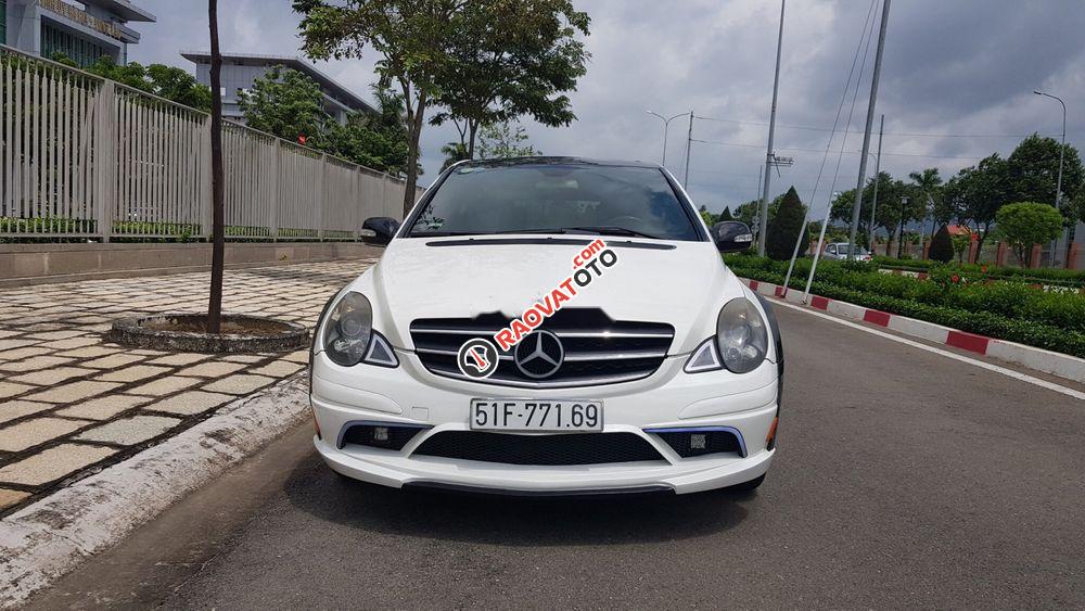 Bán Mercedes R350 sản xuất 2008, màu trắng, xe nhập chính chủ, 450tr-2