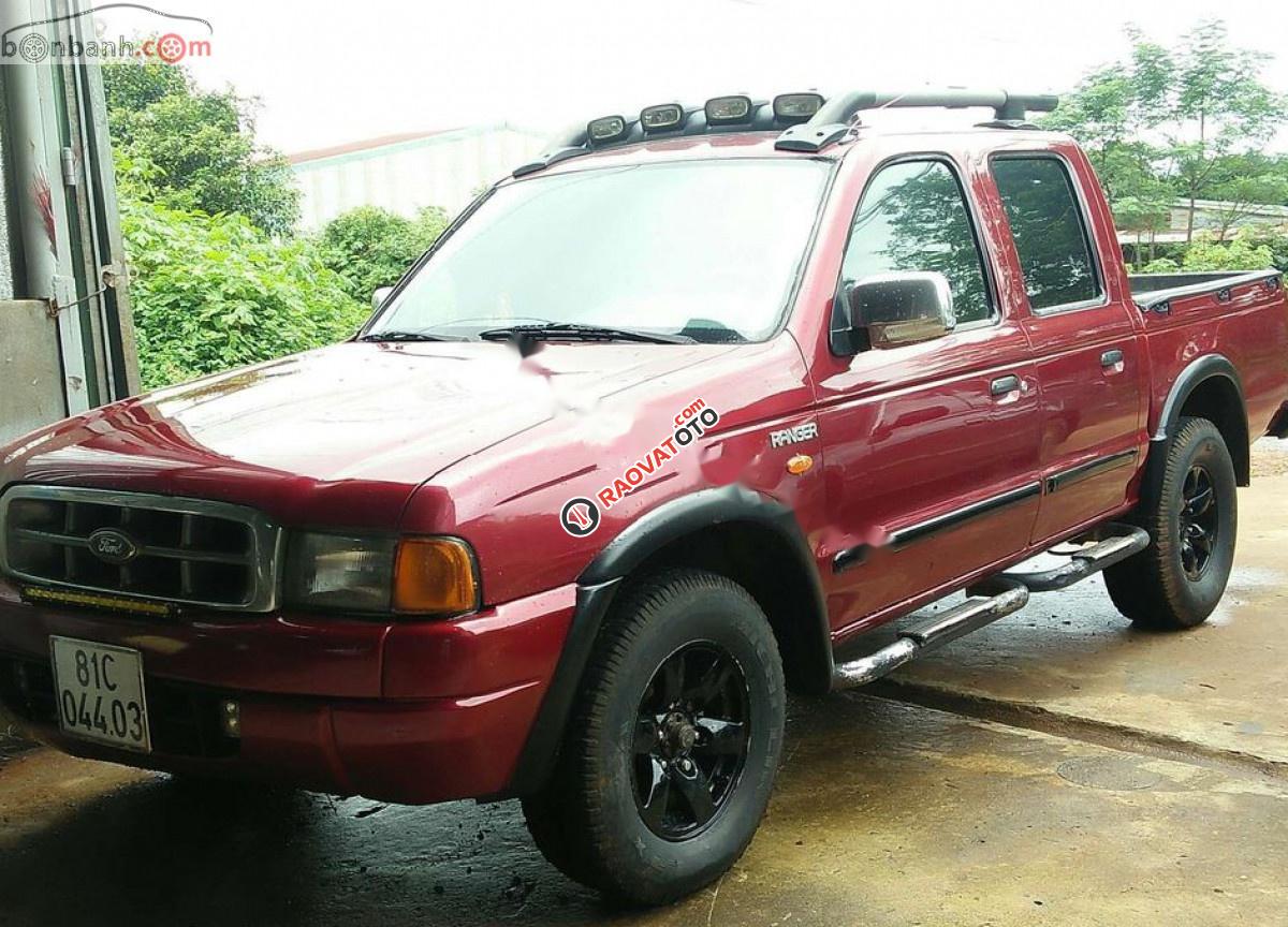 Bán Ford Ranger XLT 4x4 MT 2001, màu đỏ-4