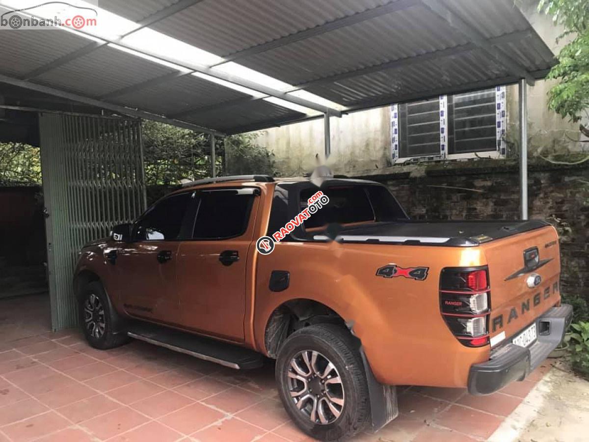 Bán Ford Ranger Wildtrak 2.2L 4x2 AT 2017, màu nâu, nhập khẩu-1