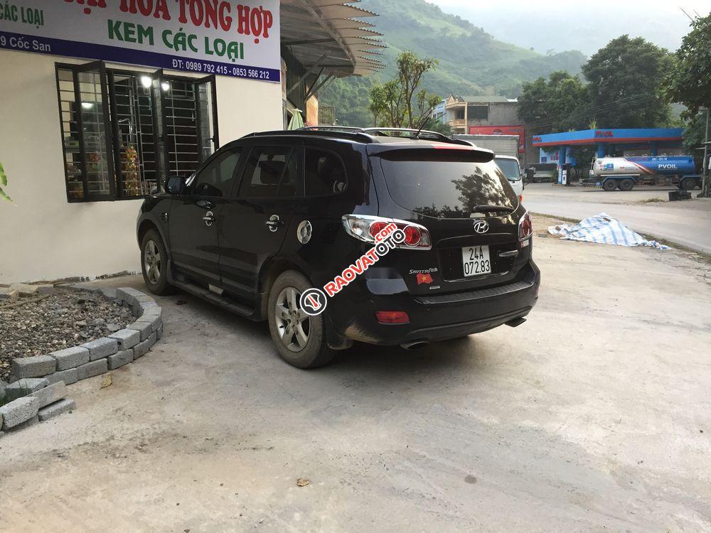 Gia đình bán Hyundai Santa Fe MLX đời 2008, màu đen-0