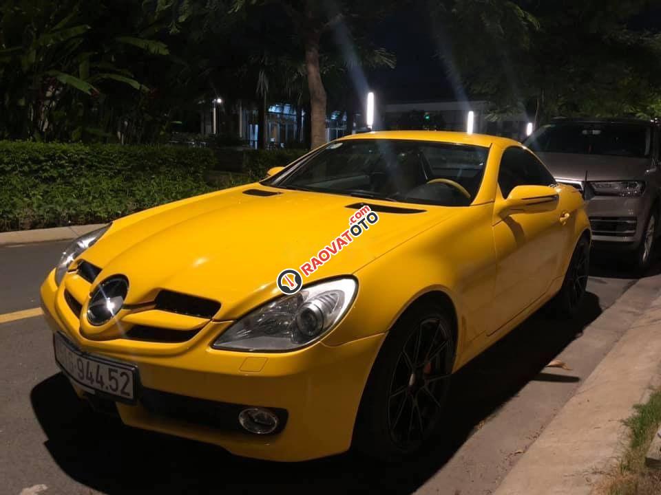 Bán Mercedes SLK350 2008, màu vàng, nhập khẩu-0