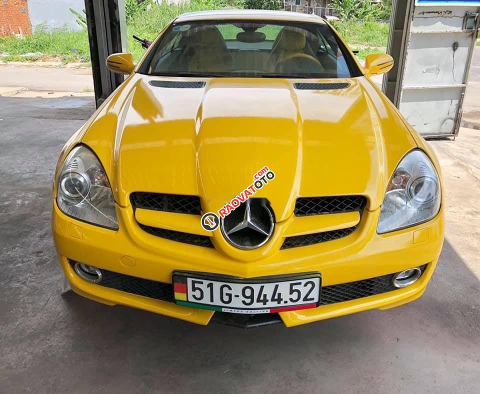 Bán Mercedes SLK350 2008, màu vàng, nhập khẩu-11