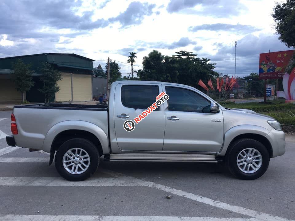 Bán Toyota Hilux E năm 2014, màu bạc, xe nhập số sàn -0