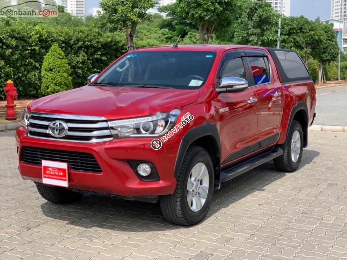 Cần bán Toyota Hilux G 2.8 AT 4x4 sản xuất 2016, màu đỏ, xe nhập-6