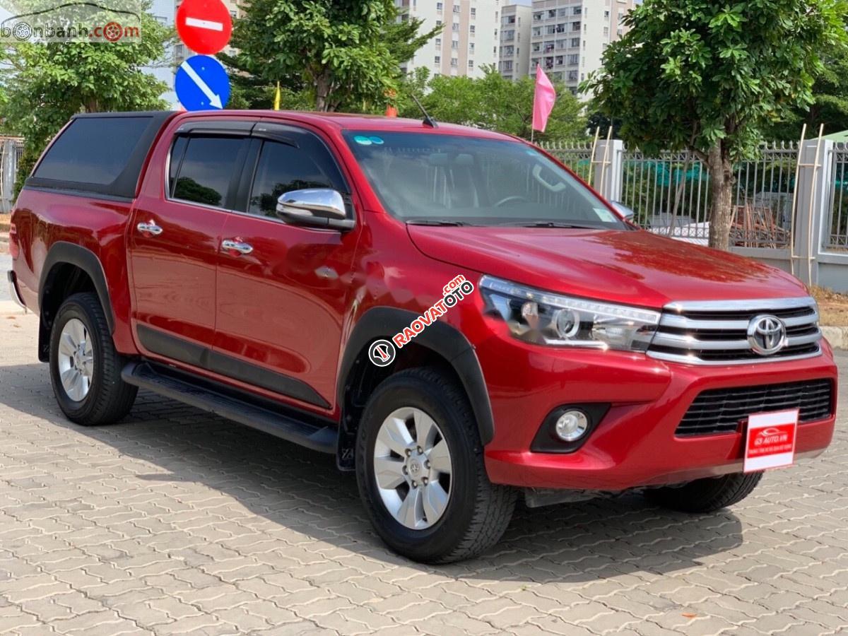 Cần bán Toyota Hilux G 2.8 AT 4x4 sản xuất 2016, màu đỏ, xe nhập-7