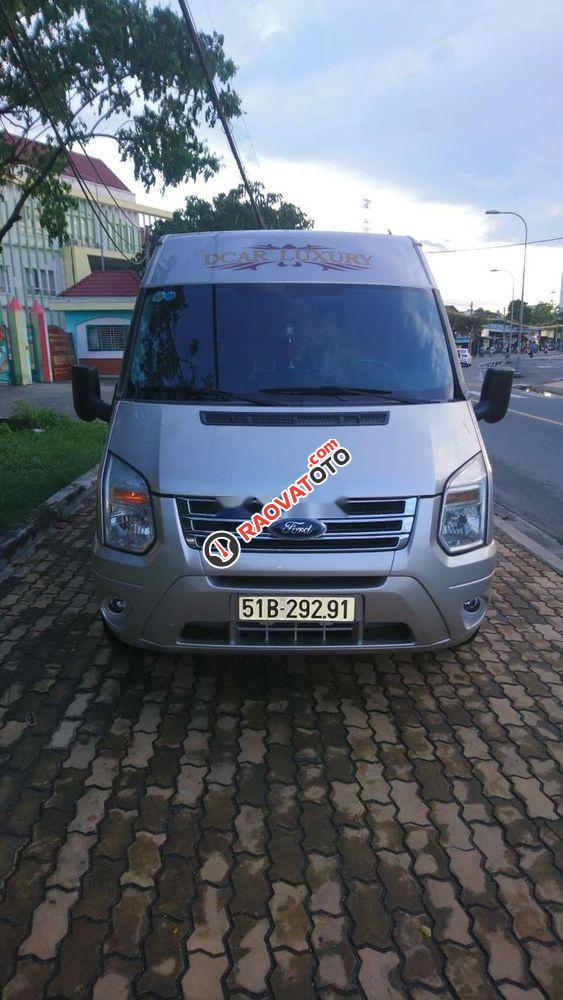 Xe Ford Transit MT sản xuất năm 2015, màu bạc, xe nhập-0