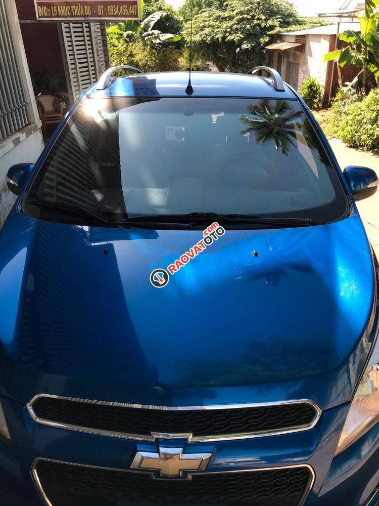 Cần bán xe Chevrolet Spark AT năm sản xuất 2015, màu xanh lam -5