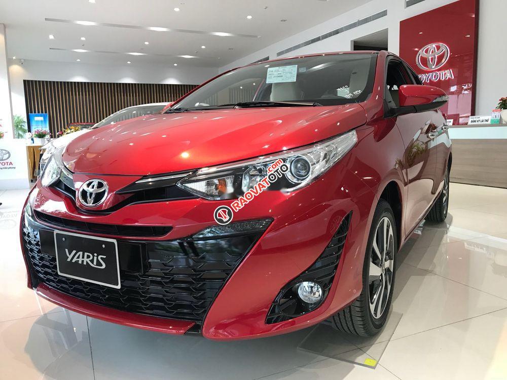Cần bán Toyota Yaris đời 2019, màu đỏ, nhập khẩu, 625tr-4