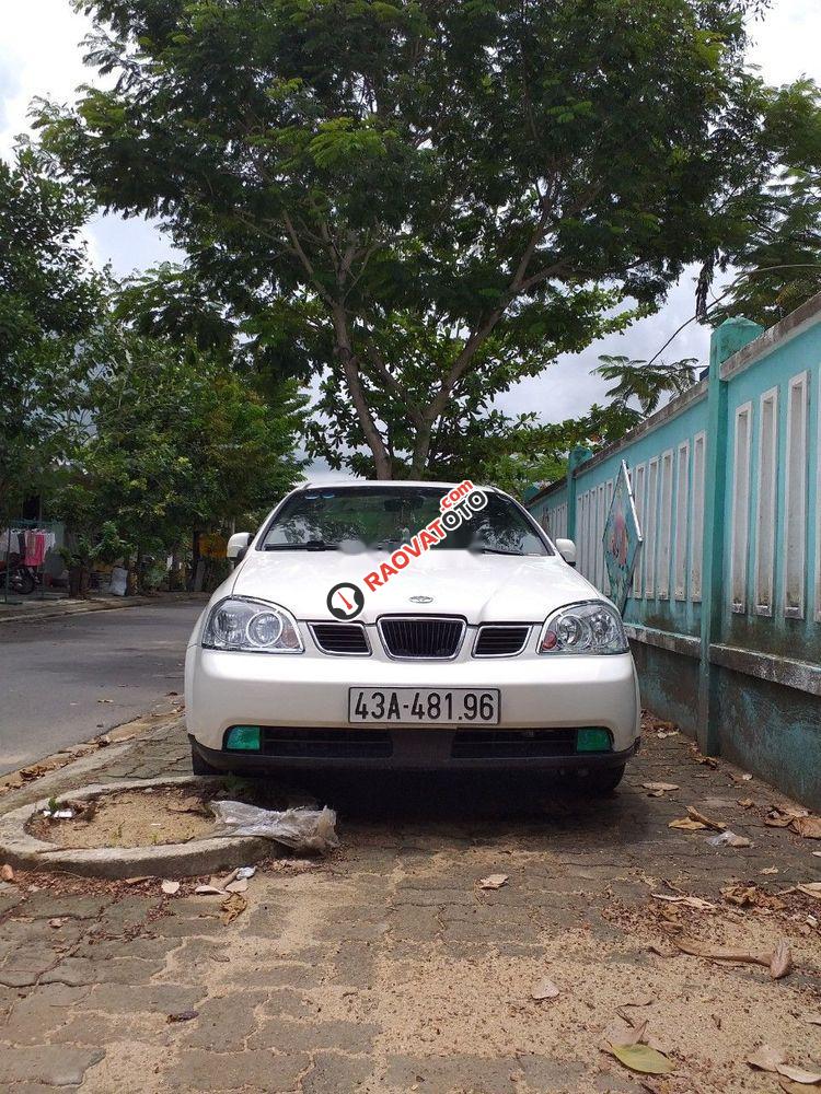 Bán xe Daewoo Lacetti MT 2004, màu trắng, nhập khẩu  -5
