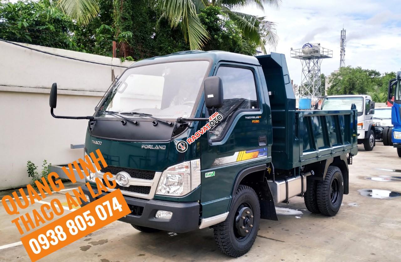 Bán xe ben Thaco Forland FD250 - thùng 2,1 khối - tải trọng 2,49 tấn - 2019 - hỗ trợ trả góp-0