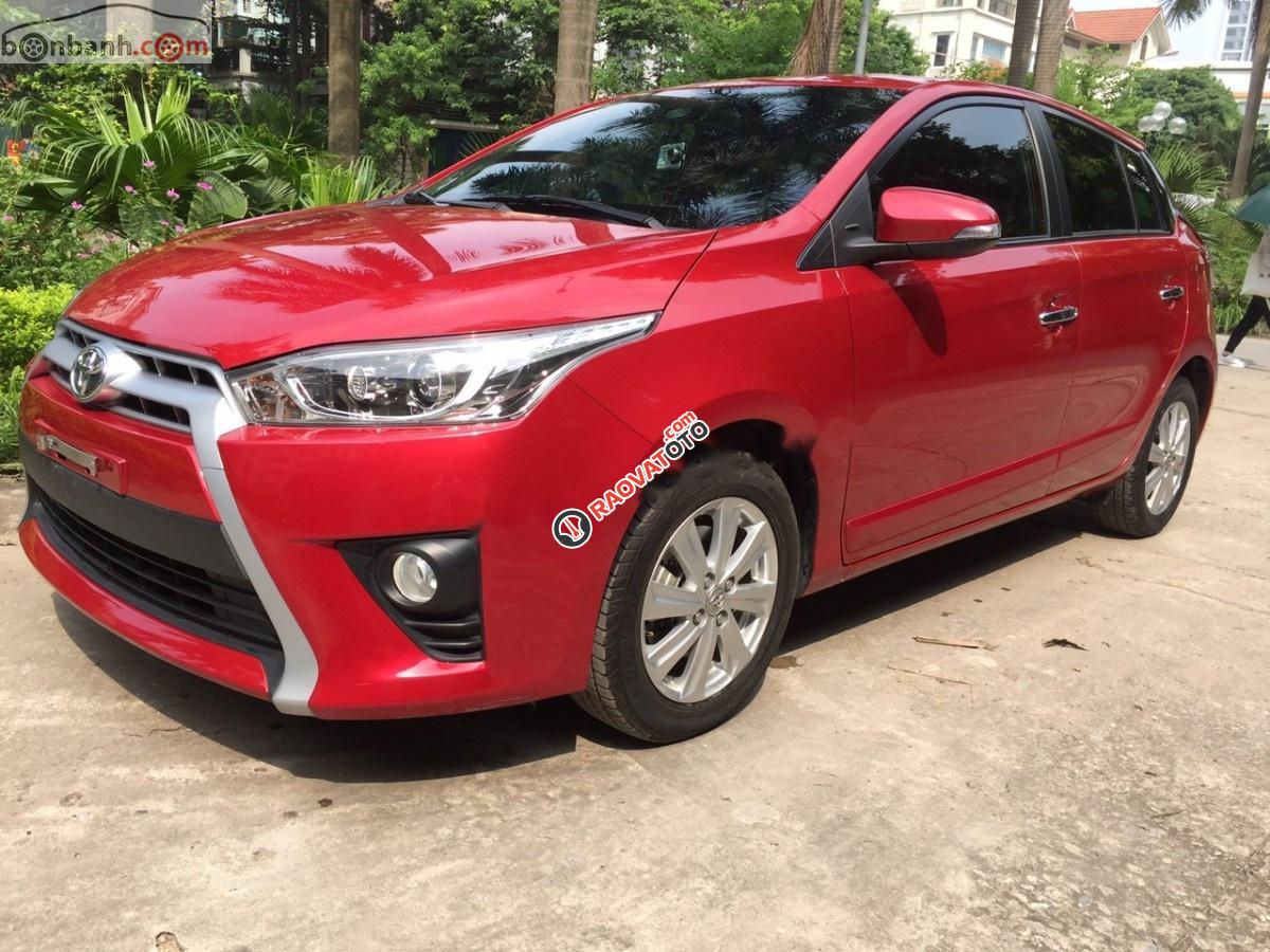 Bán Toyota Yaris sản xuất 2017, màu đỏ, nhập khẩu Thái Lan -4