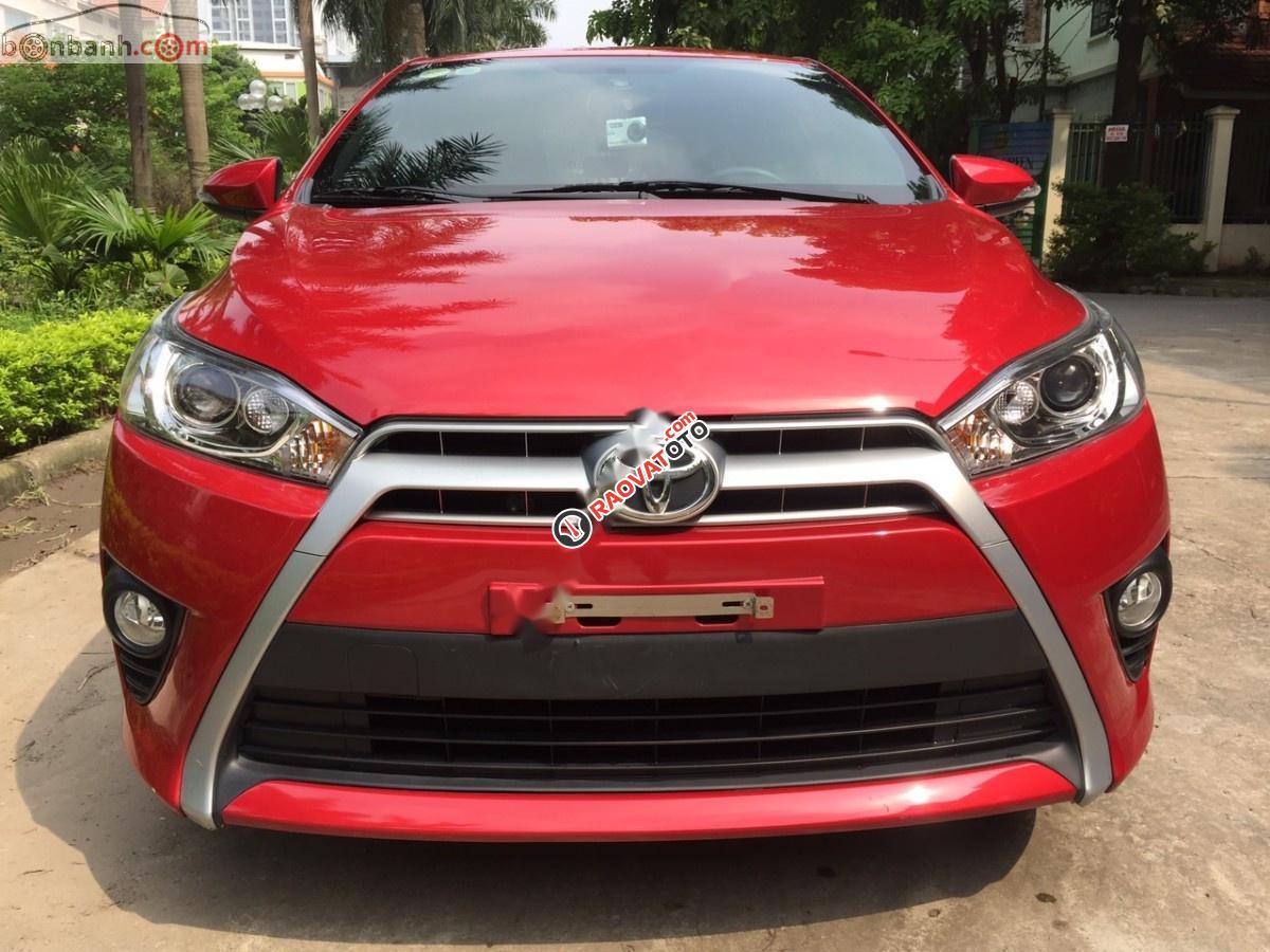 Bán Toyota Yaris sản xuất 2017, màu đỏ, nhập khẩu Thái Lan -0