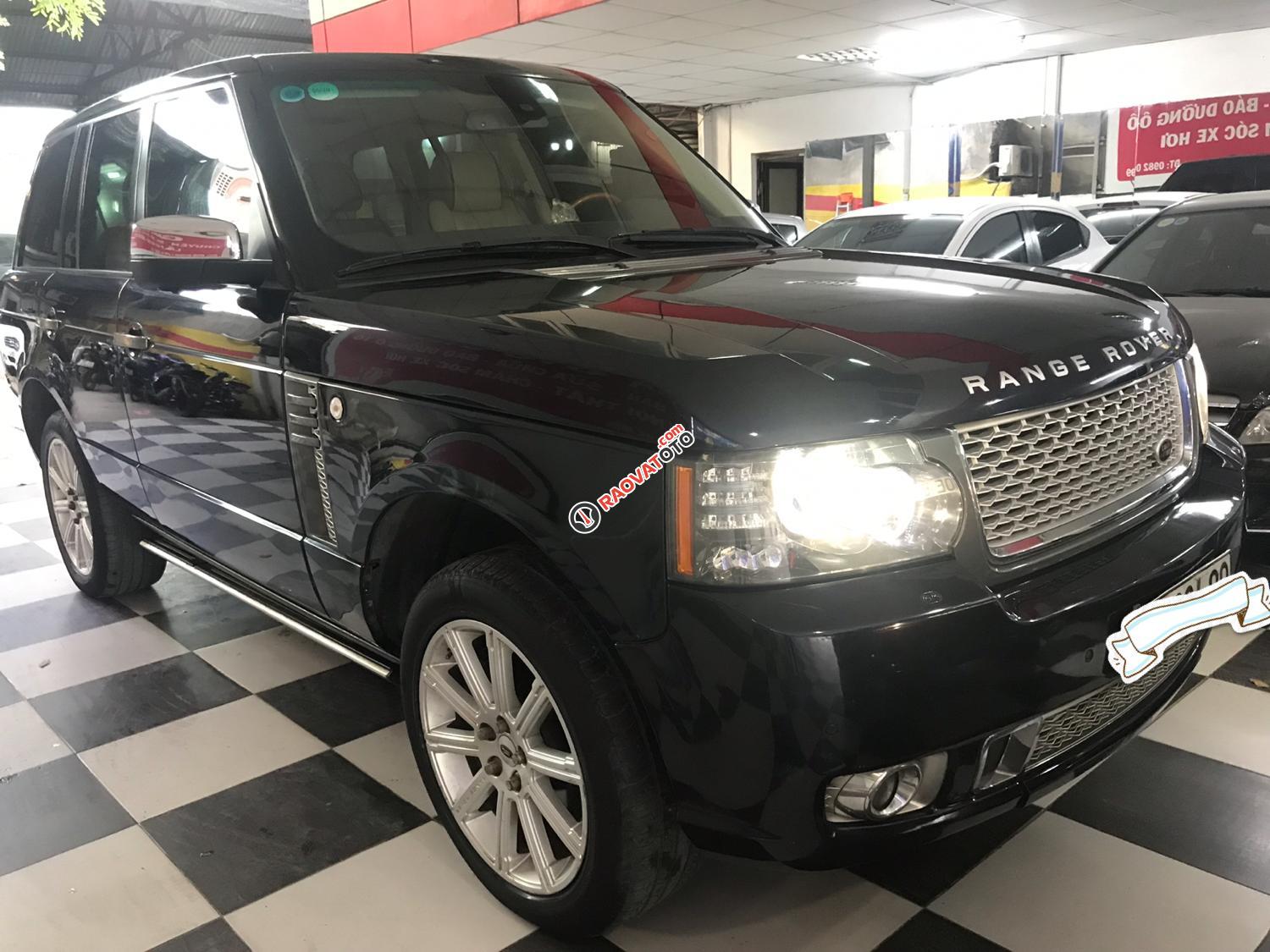 Cần bán LandRover Range Rover Vogue máy dầu năm 2011, màu xanh lục, nhập khẩu nguyên chiếc-9